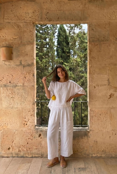 Florence Pant White