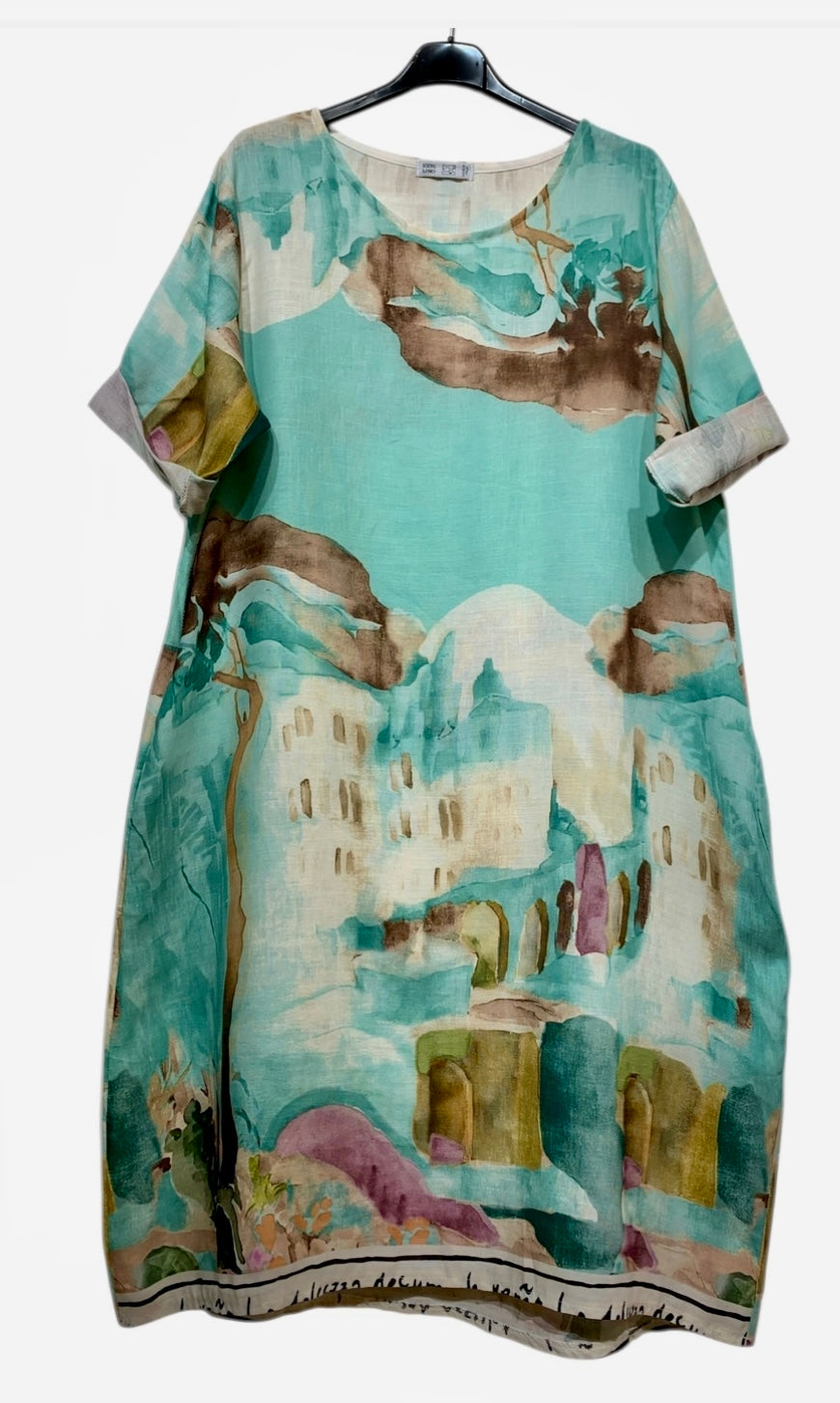 Ursula Dress Aqua