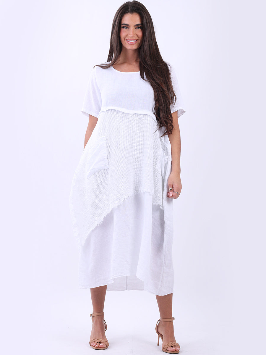 Olly Dress White