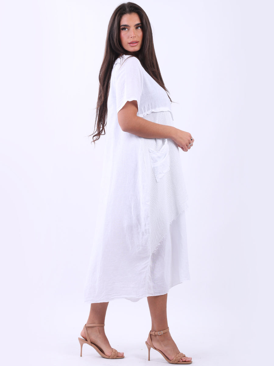 Olly Dress White