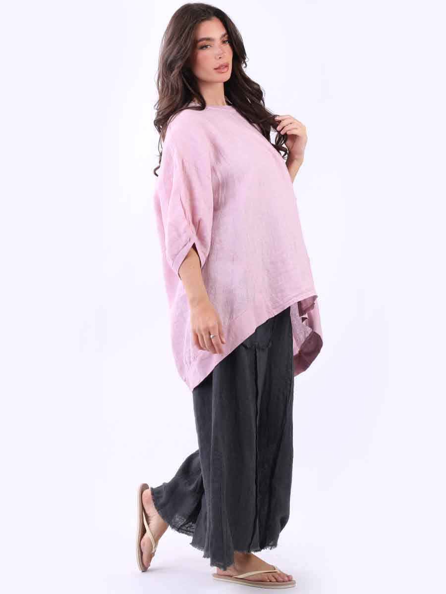 Erica Hi-Lo Top Pink