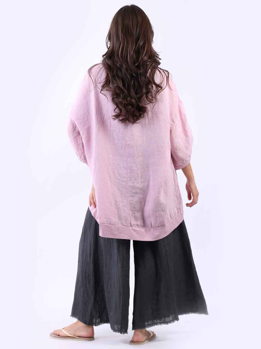 Erica Hi-Lo Top Pink