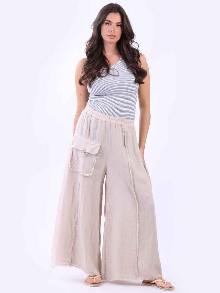 Juliet Palazzo Pant Beige