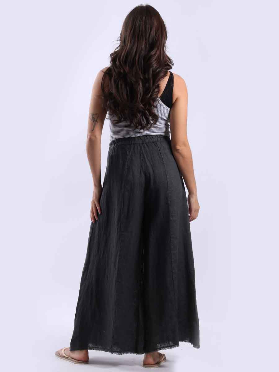 Juliet Palazzo Pant Charcoal