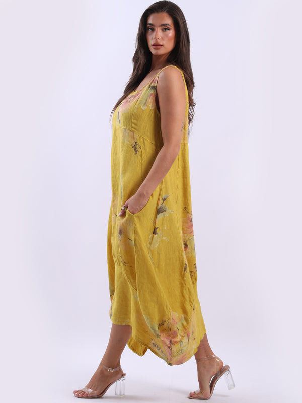 Abigail Dress Mustard