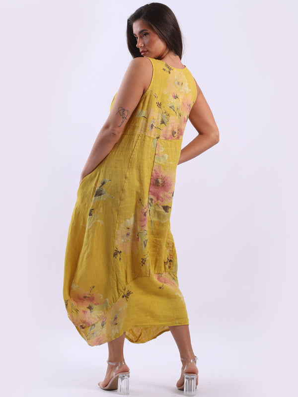 Abigail Dress Mustard
