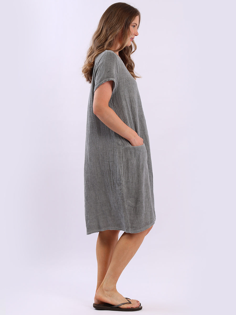 Poppy Dress Charcoal