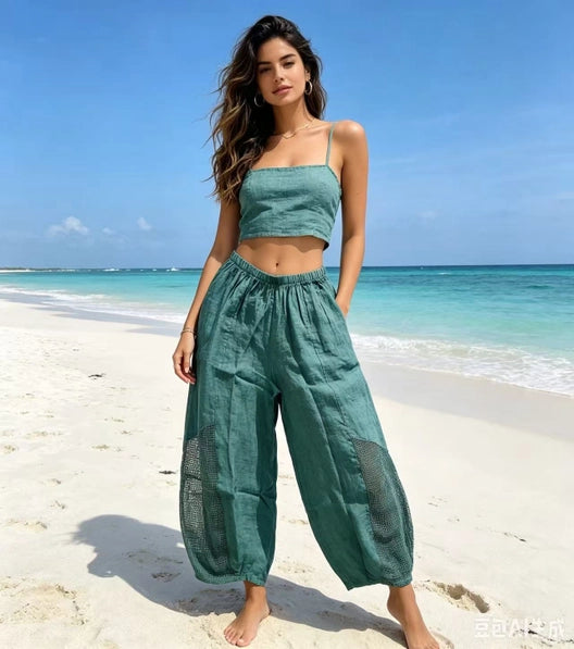 Hattie Pant Duck Green