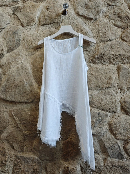 Eden Singlet Top White