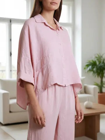 Willow Oversized Blouse Pink