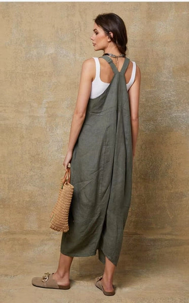 Zara Jumpsuit Khaki