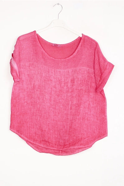 Tegan Top Raspberry