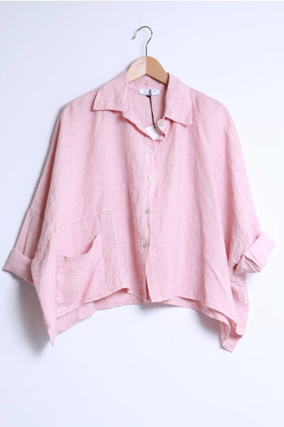 Willow Oversized Blouse Pink