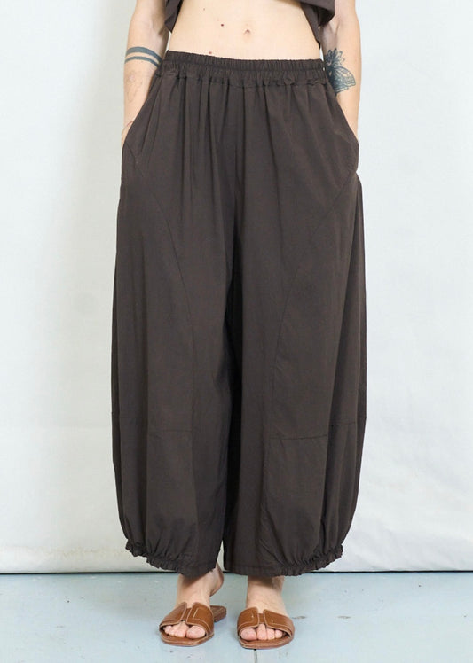 Balloon Leg Pant - Chocolate