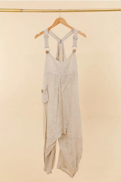 Zara Jumpsuit Beige