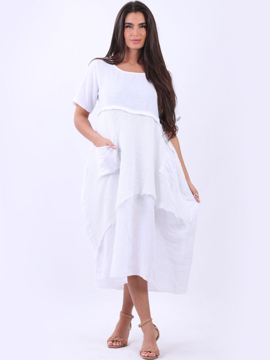 Olly Dress White