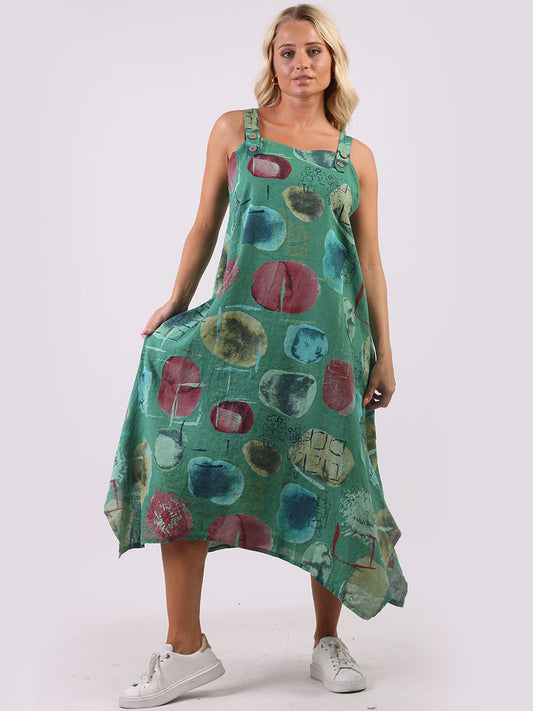 Naomi Green Abstract Dress