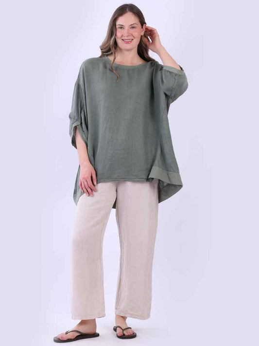 Erica Hi-Lo Top Khaki
