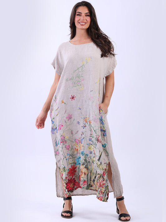 Flora Beige Dress