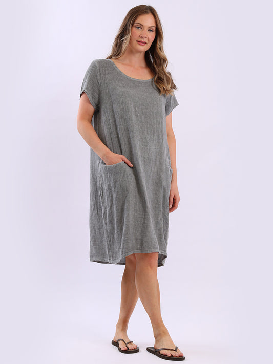 Poppy Dress Charcoal